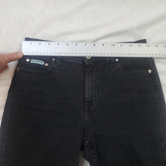 Alexa Chung Black Skinny Stretch Jeans Size 27 Made in Italy - Picture 5 of 10